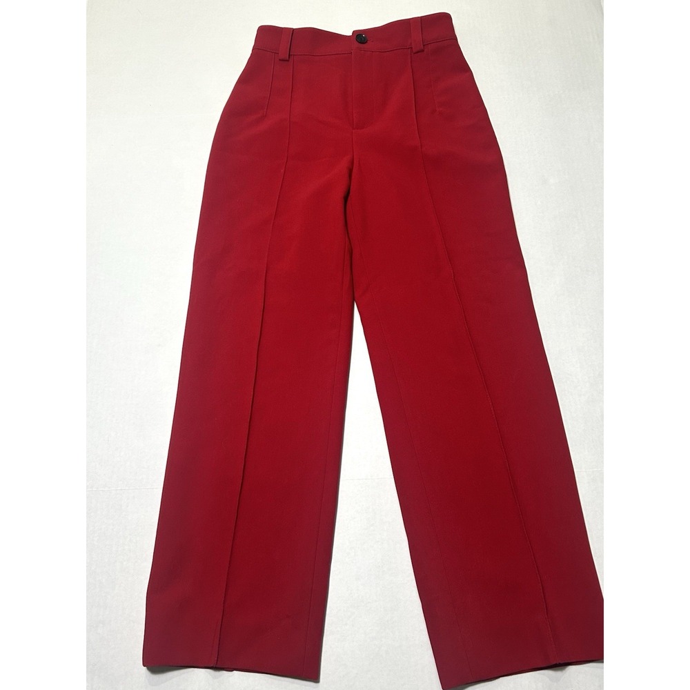 Zara High Rise Red Dress Pants. Bootcut. Women's XS